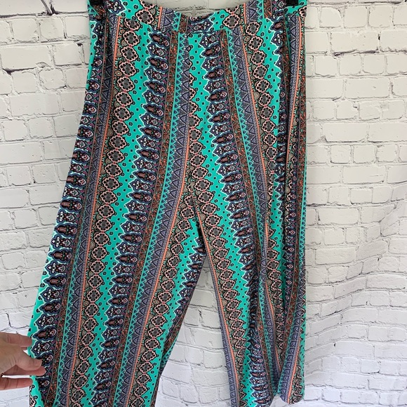BOBBIE BROOKS 3X Soft Boho Crop Palazzo Pants - Picture 6 of 8